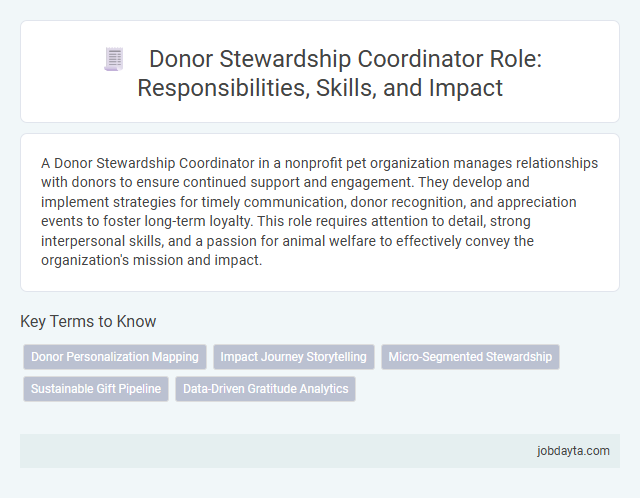 Donor Stewardship Coordinator Role: Responsibilities, Skills, and Impact