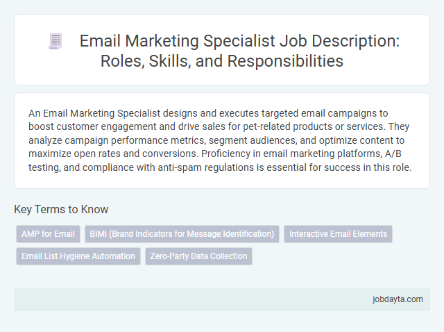 Email Marketing Specialist Job Description: Roles, Skills, and Responsibilities