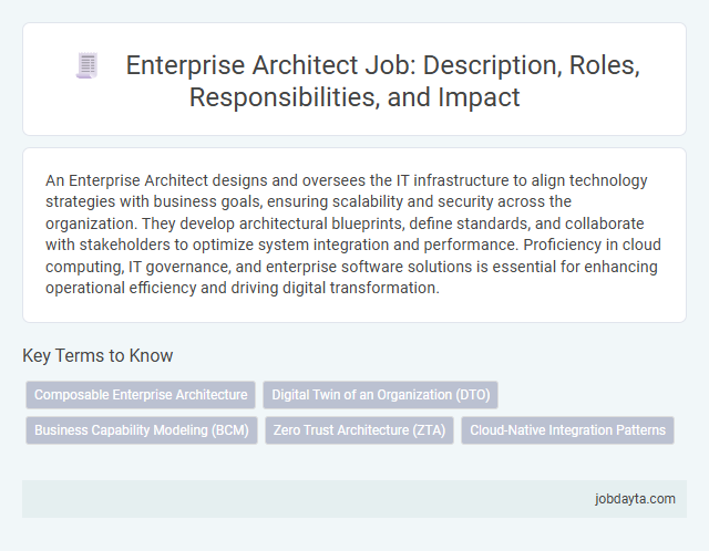 Enterprise Architect Job: Description, Roles, Responsibilities, and Impact
