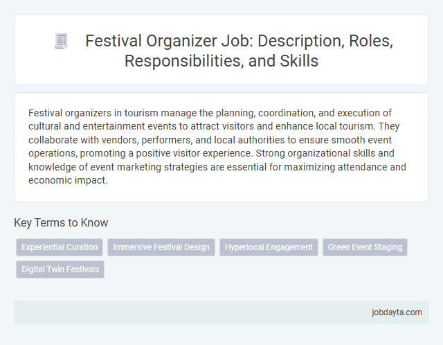 Festival Organizer Job: Description, Roles, Responsibilities, and Skills