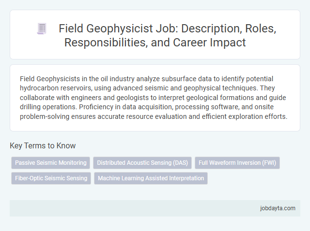 Field Geophysicist Job: Description, Roles, Responsibilities, and Career Impact