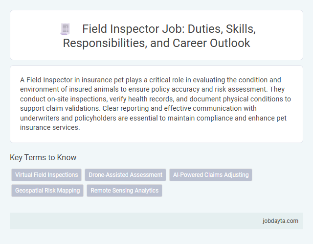 Field Inspector Job: Duties, Skills, Responsibilities, and Career Outlook