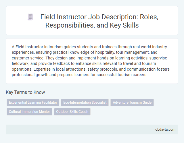 Field Instructor Job Description: Roles, Responsibilities, and Key Skills