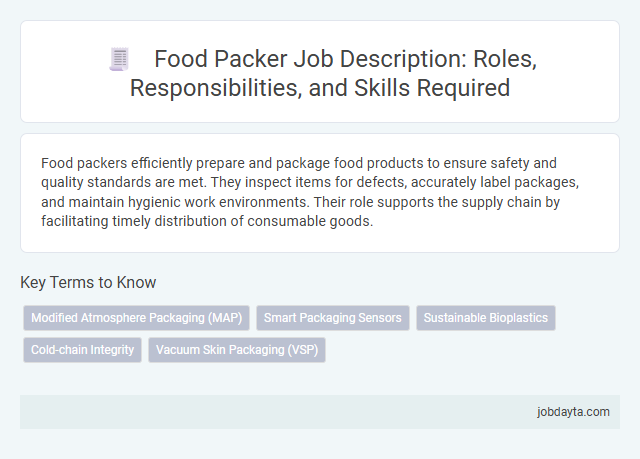 Food Packer Job Description: Roles, Responsibilities, and Skills Required