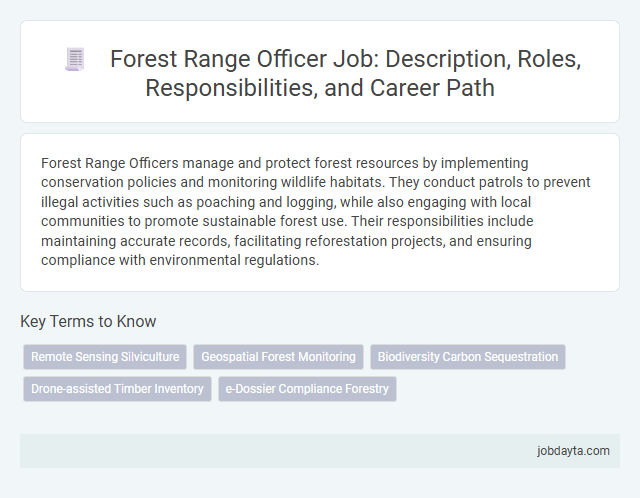 Forest Range Officer Job: Description, Roles, Responsibilities, and Career Path