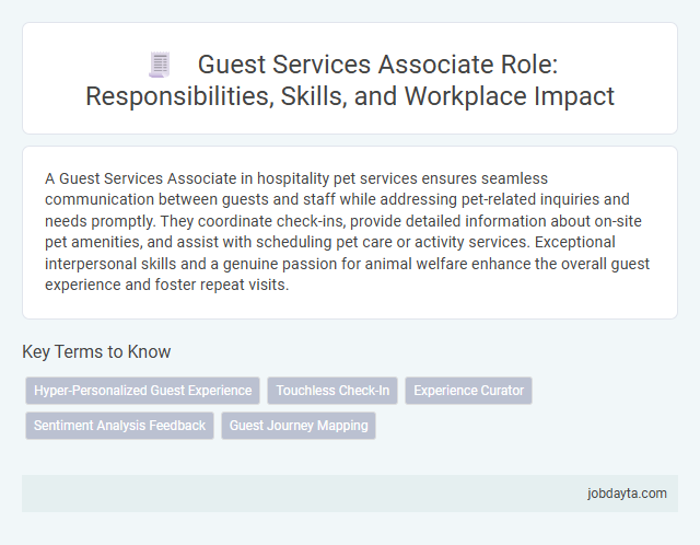 Guest Services Associate Role: Responsibilities, Skills, and Workplace Impact