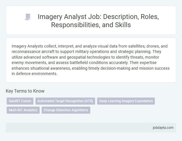 Imagery Analyst Job: Description, Roles, Responsibilities, and Skills