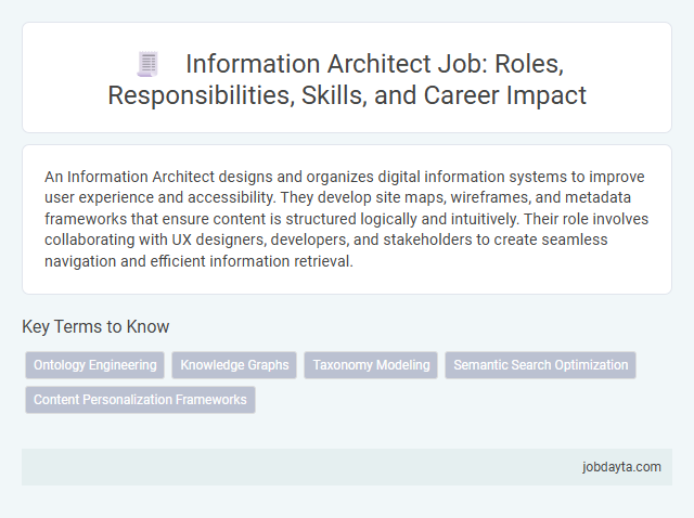 Information Architect Job: Roles, Responsibilities, Skills, and Career Impact