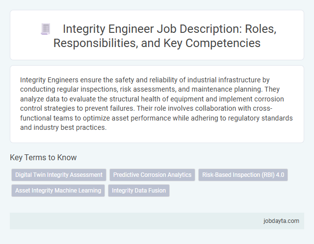 Integrity Engineer Job Description: Roles, Responsibilities, and Key Competencies