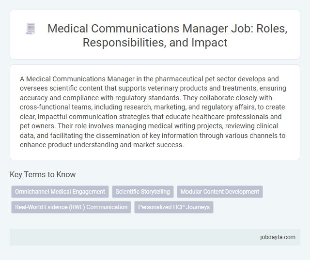Medical Communications Manager Job: Roles, Responsibilities, and Impact