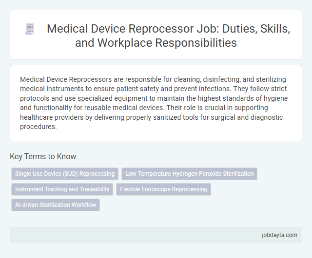 Medical Device Reprocessor Job: Duties, Skills, and Workplace Responsibilities