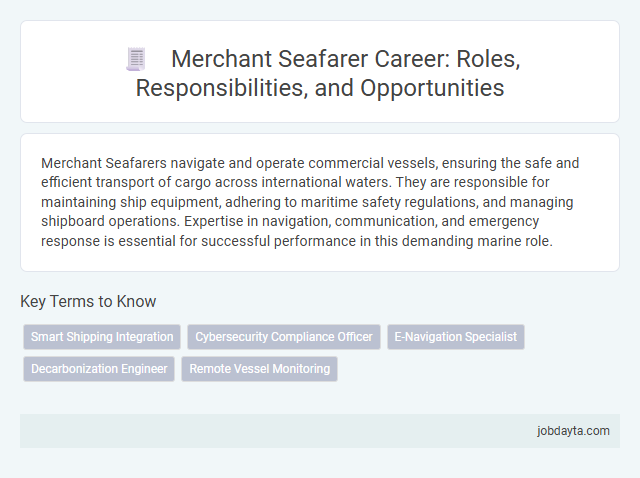 Merchant Seafarer Career: Roles, Responsibilities, and Opportunities