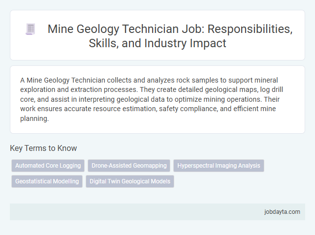 Mine Geology Technician Job: Responsibilities, Skills, and Industry Impact