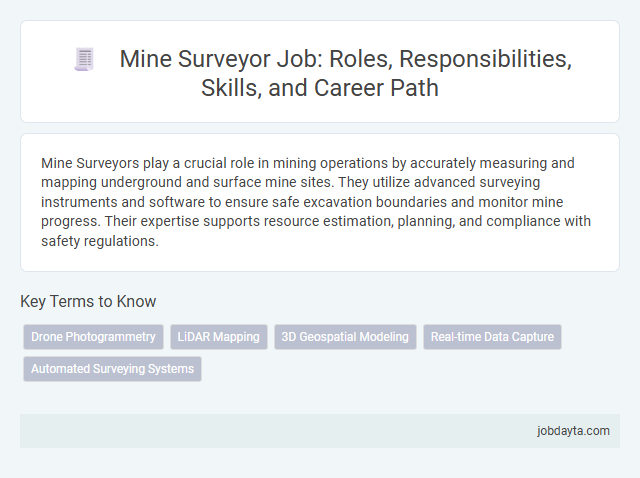 Mine Surveyor Job: Roles, Responsibilities, Skills, and Career Path