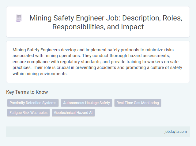 Mining Safety Engineer Job: Description, Roles, Responsibilities, and Impact