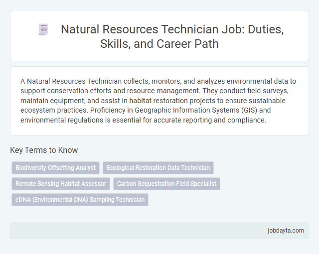 Natural Resources Technician Job: Duties, Skills, and Career Path