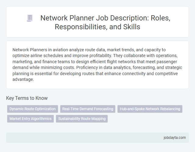Network Planner Job Description: Roles, Responsibilities, and Skills