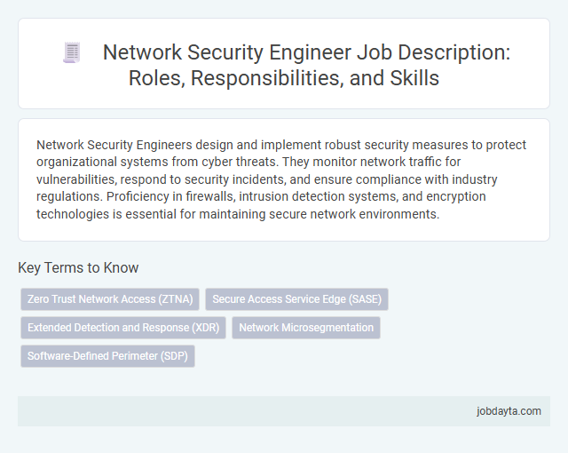 Network Security Engineer Job Description: Roles, Responsibilities, and Skills