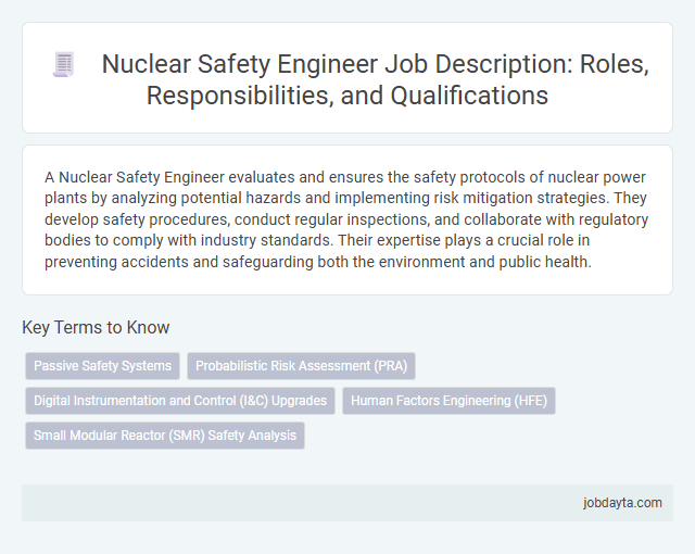 Nuclear Safety Engineer Job Description: Roles, Responsibilities, and Qualifications