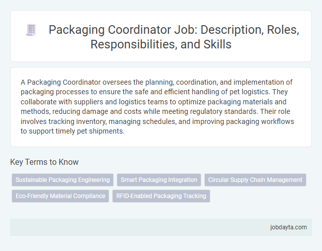 Packaging Coordinator Job: Description, Roles, Responsibilities, and Skills