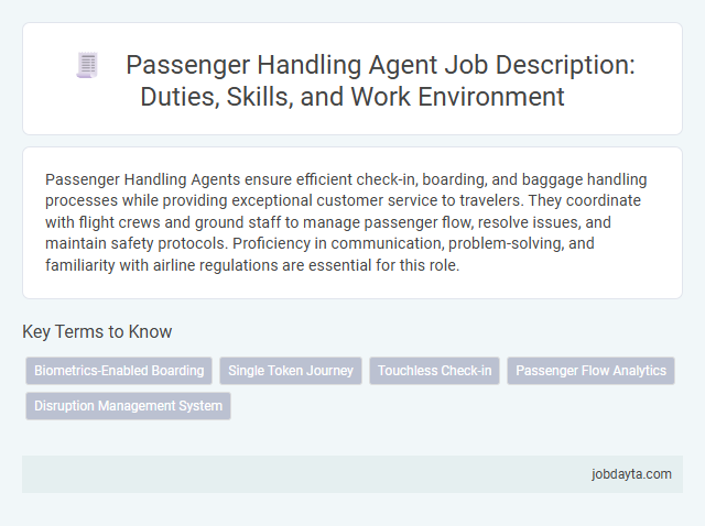 Passenger Handling Agent Job Description: Duties, Skills, and Work Environment