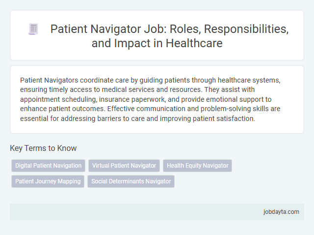 Patient Navigator Job: Roles, Responsibilities, and Impact in Healthcare
