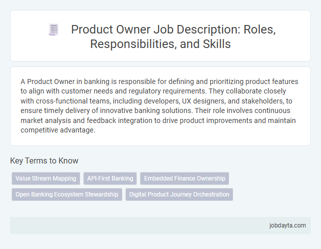 Product Owner Job Description: Roles, Responsibilities, and Skills