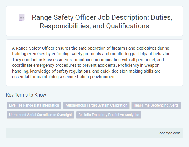 Range Safety Officer Job Description: Duties, Responsibilities, and Qualifications