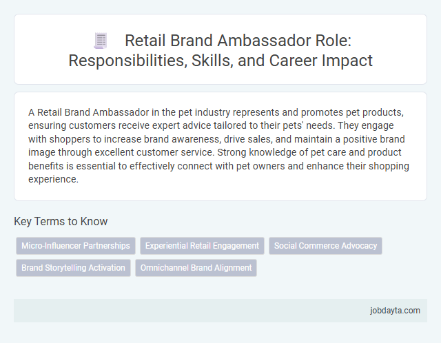 Retail Brand Ambassador Role: Responsibilities, Skills, and Career Impact