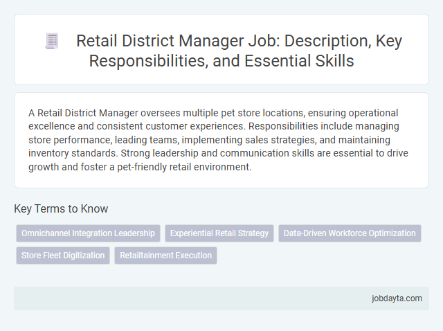 Retail District Manager Job: Description, Key Responsibilities, and Essential Skills