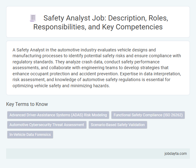 Safety Analyst Job: Description, Roles, Responsibilities, and Key Competencies