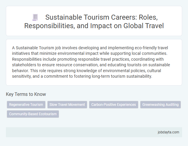 Sustainable Tourism Careers: Roles, Responsibilities, and Impact on Global Travel