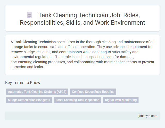 Tank Cleaning Technician Job: Roles, Responsibilities, Skills, and Work Environment