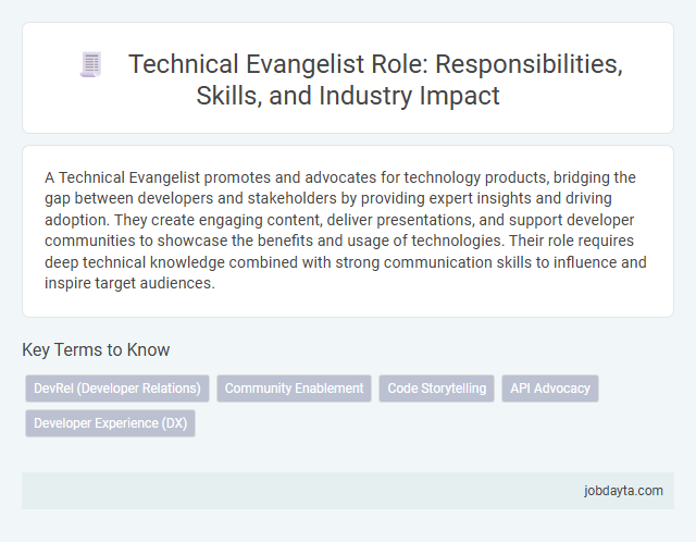 Technical Evangelist Role: Responsibilities, Skills, and Industry Impact