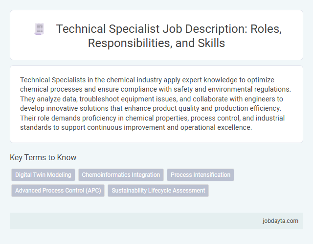 Technical Specialist Job Description: Roles, Responsibilities, and Skills