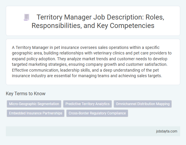 Territory Manager Job Description: Roles, Responsibilities, and Key Competencies