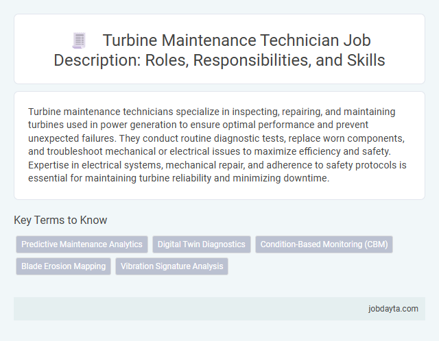 Turbine Maintenance Technician Job Description: Roles, Responsibilities, and Skills