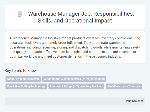 Warehouse Manager Job: Responsibilities, Skills, and Operational Impact