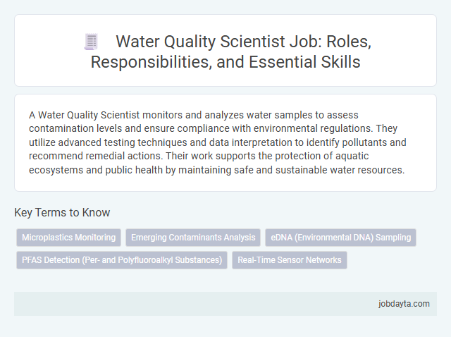 Water Quality Scientist Job: Roles, Responsibilities, and Essential Skills